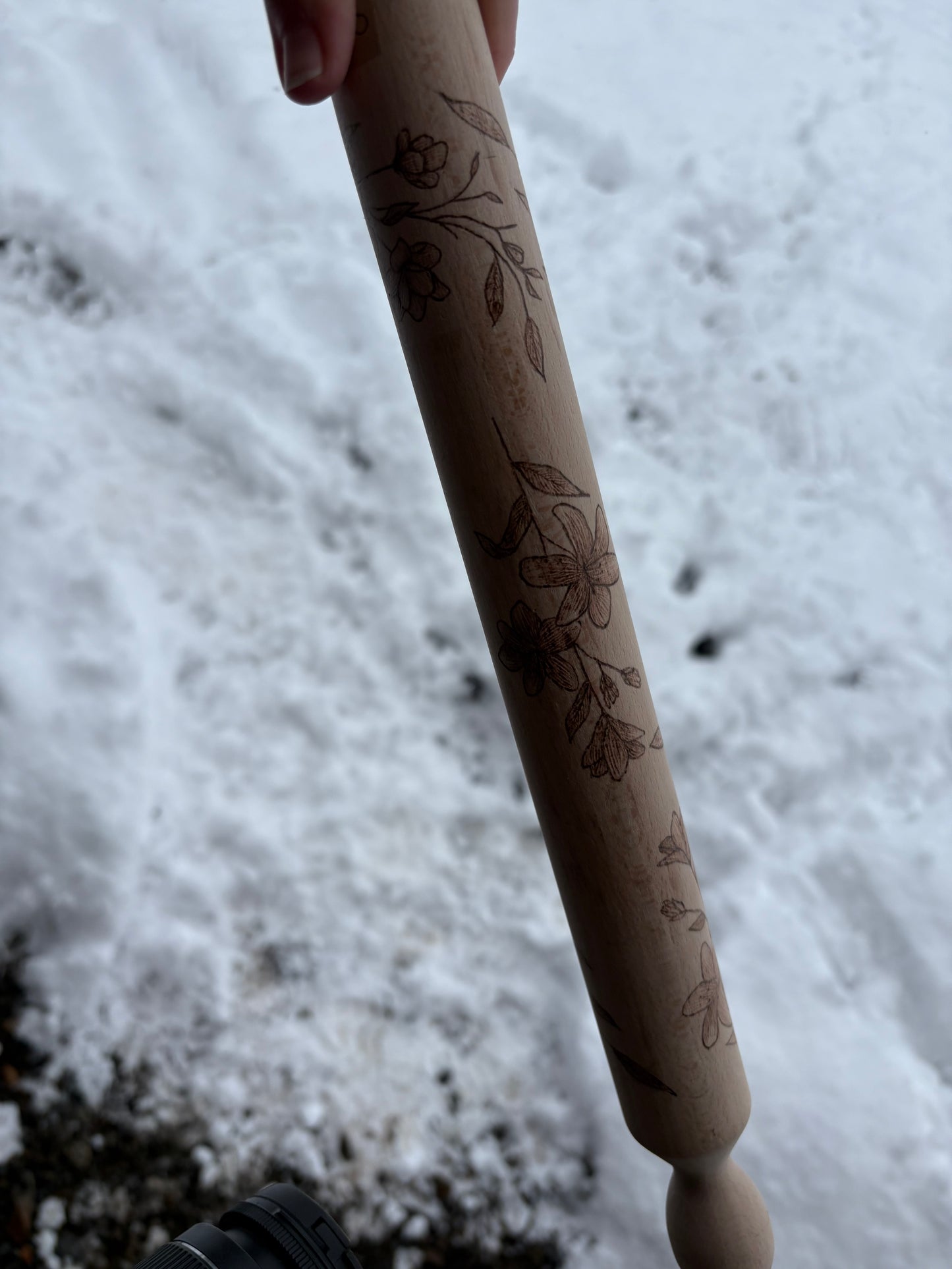 Small Floral Rolling Pin