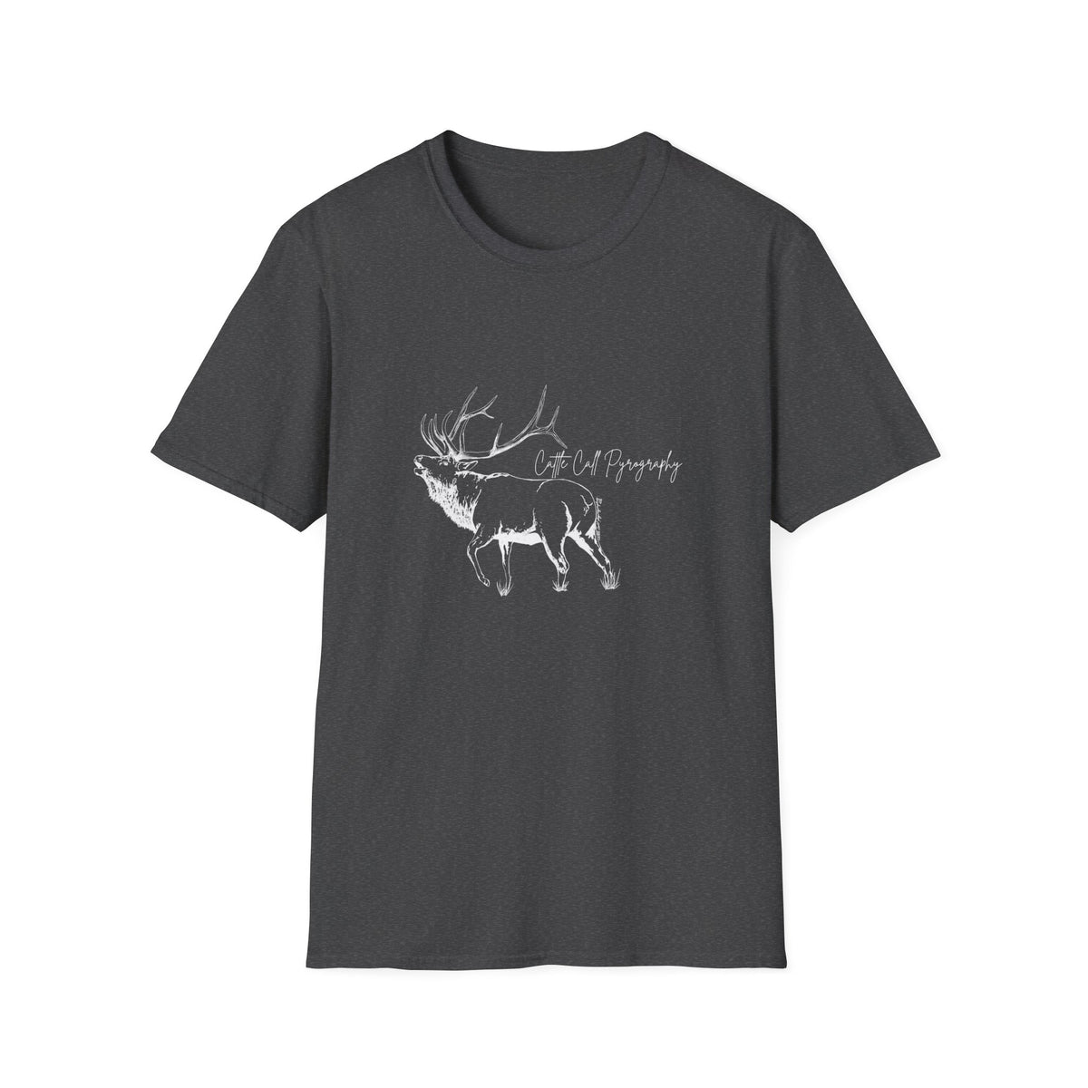 Elk Design Unisex Softstyle T-Shirt
