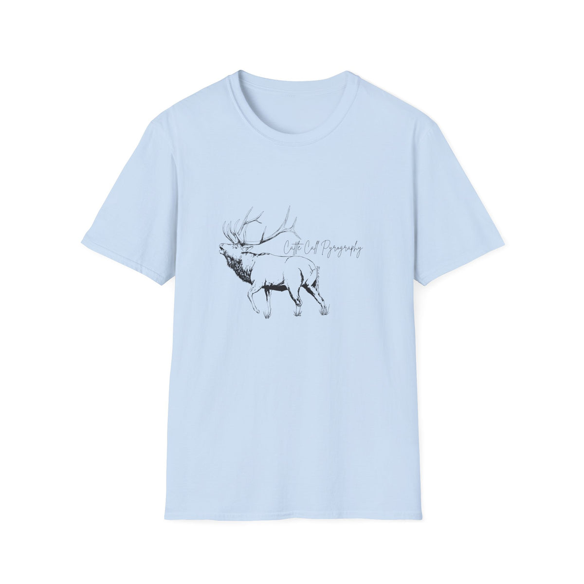 Elk Design Unisex Softstyle T-Shirt