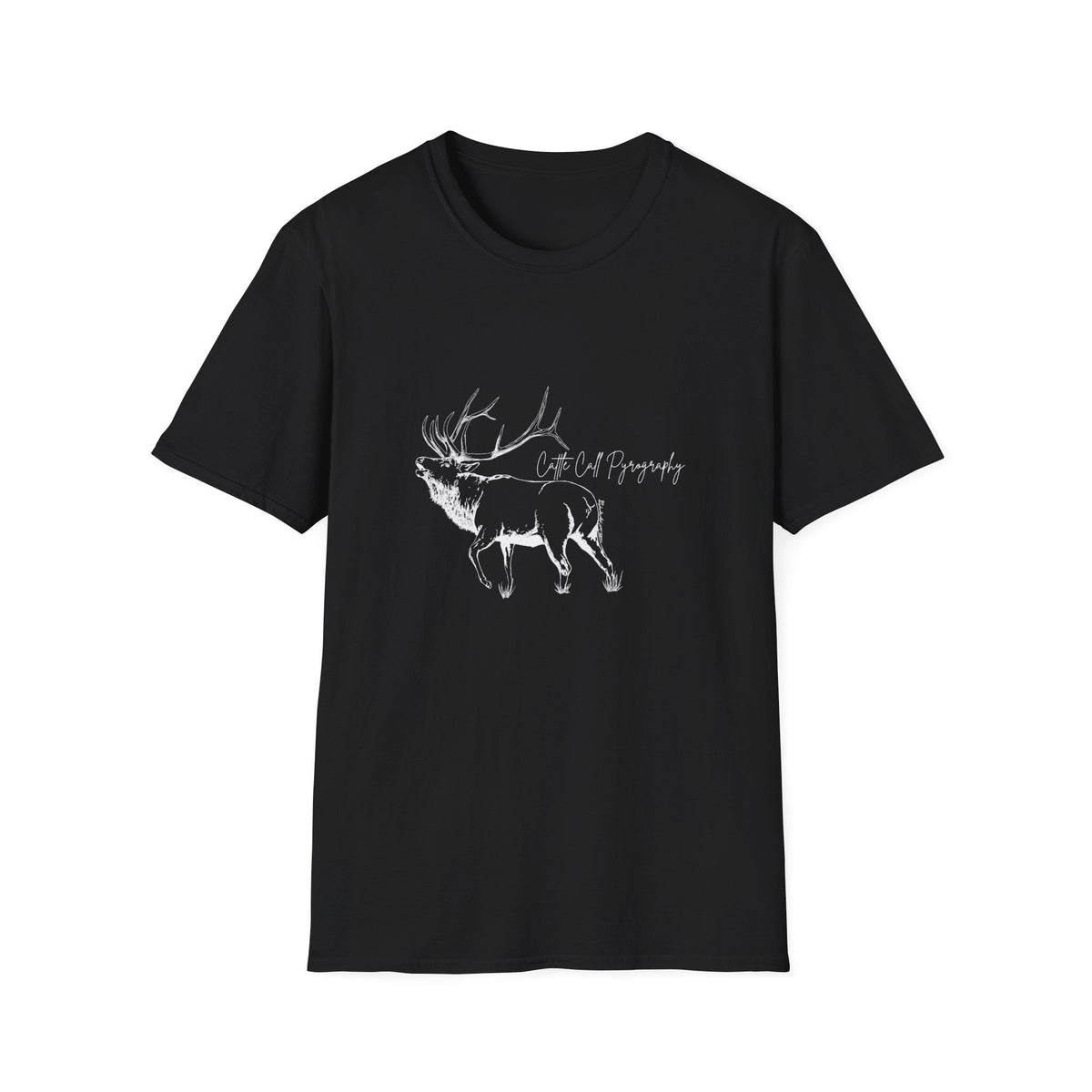 Elk Design Unisex Softstyle T-Shirt