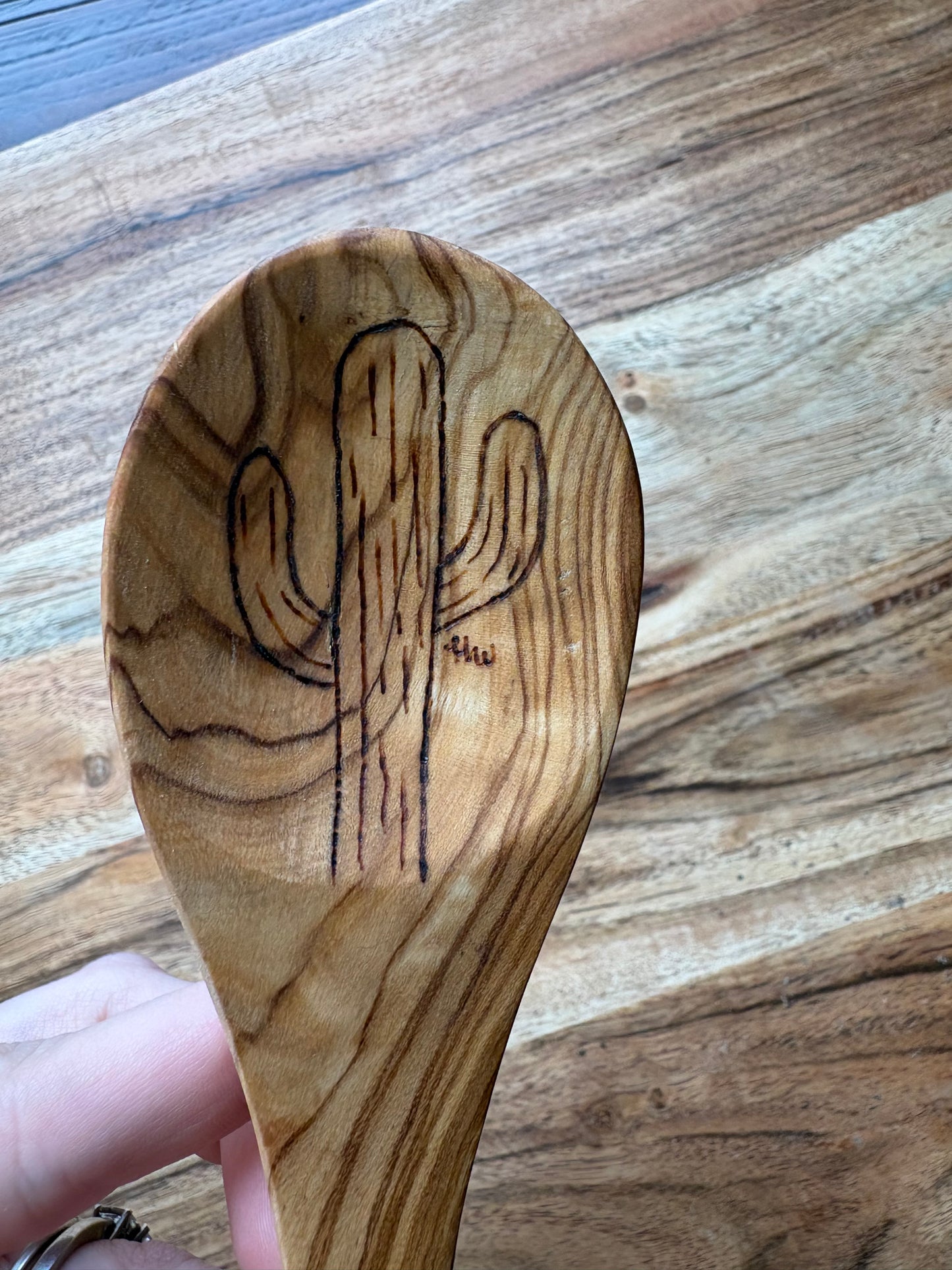 Hand Burned Wood Spoons