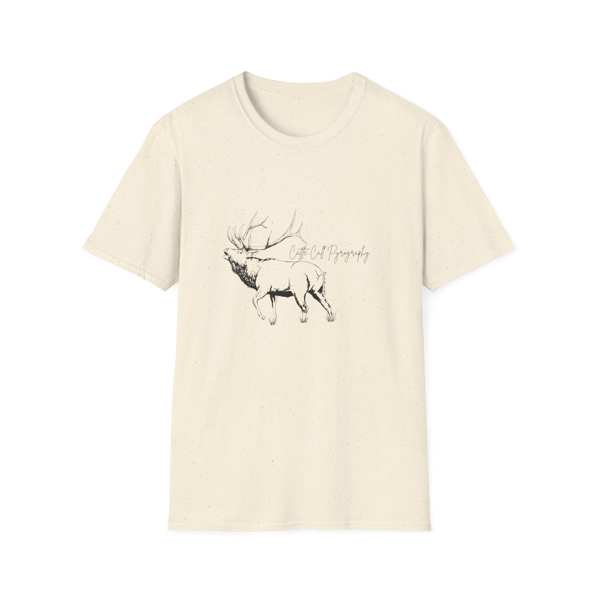 Elk Design Unisex Softstyle T-Shirt