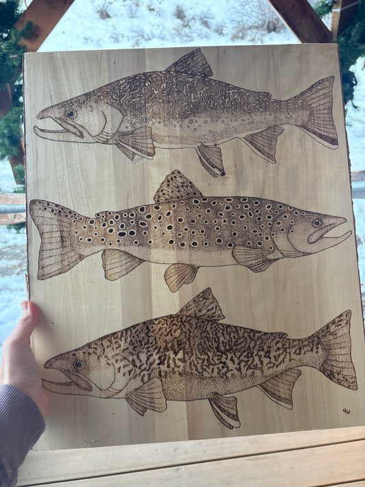 3 Trout Piece