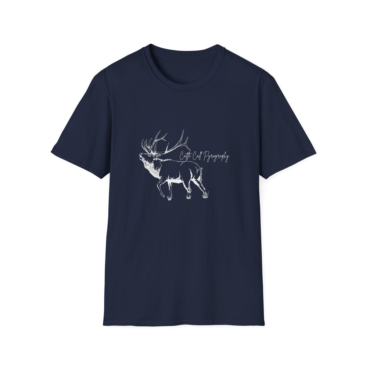 Elk Design Unisex Softstyle T-Shirt