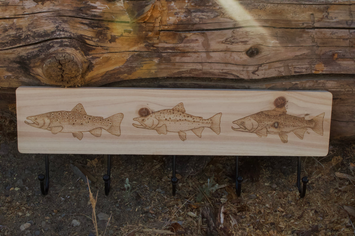 Trout Coat Hanger