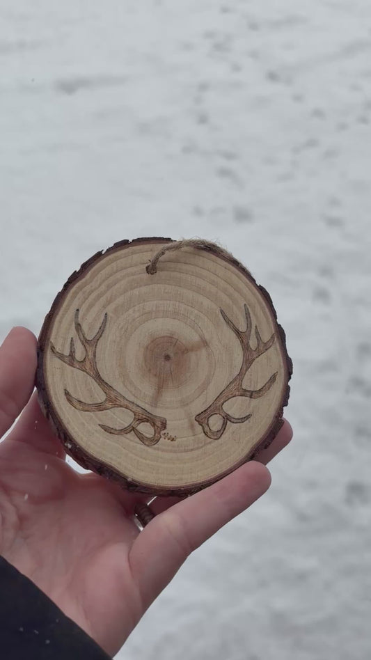 Elk Antler Ornament