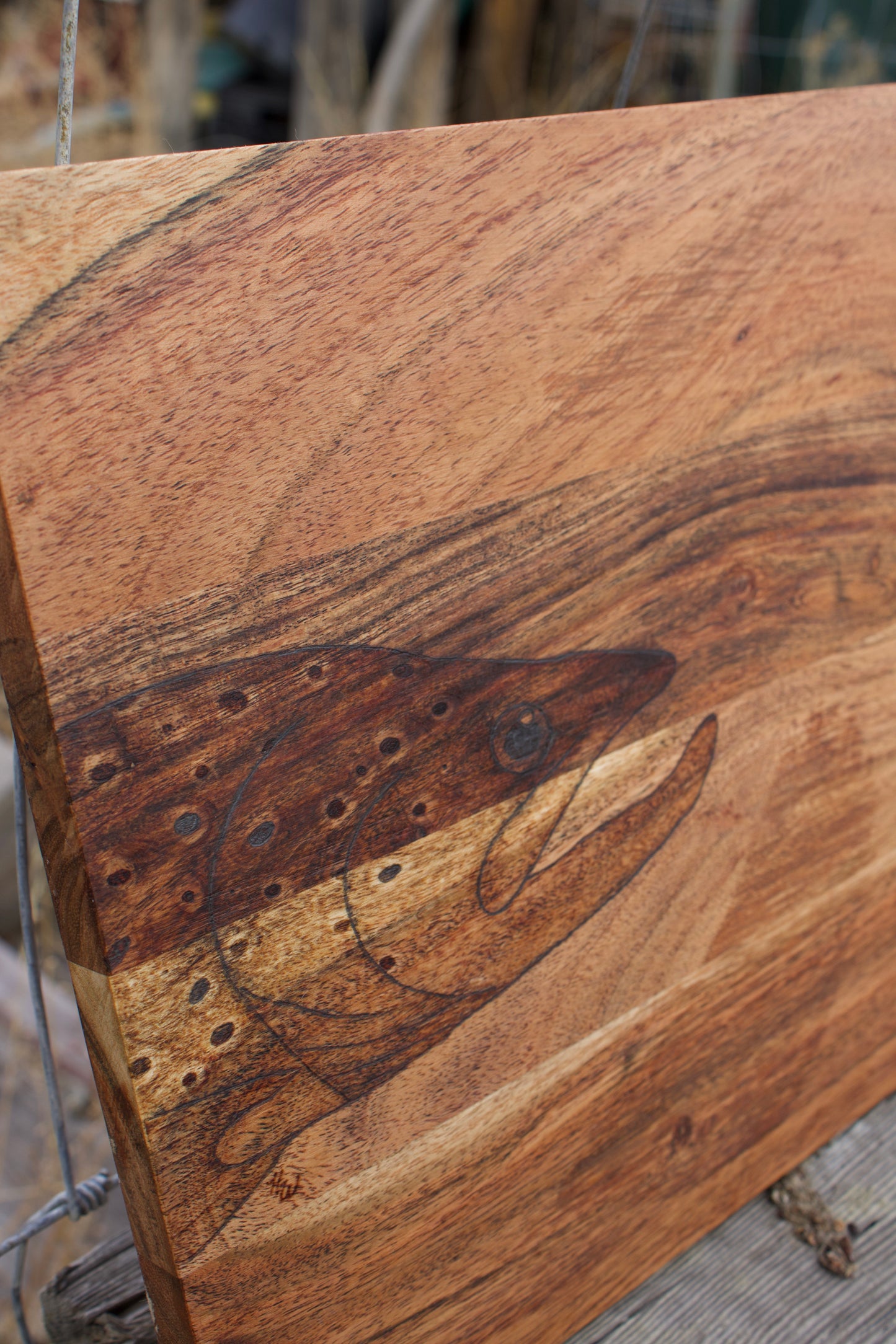 Brown Trout Portrait Cutting Board