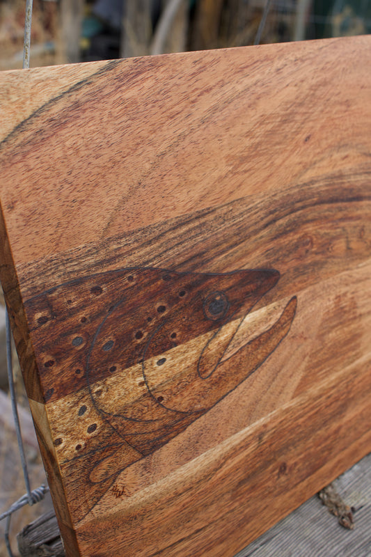 Brown Trout Portrait Cutting Board